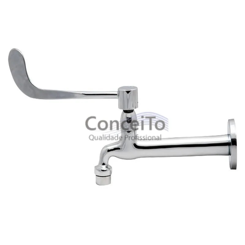 Torneira clínica alavanca com arejador fixo de parede 22 cm - 12032 - Conceito Metais (foto 3)