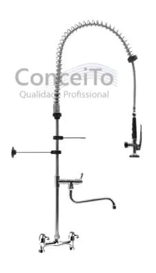 Esguicho de pré-lavagem misturador de mesa 150mm