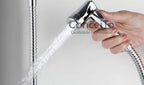 Ducha higiênica 1/4 de volta em metal cromado modelo alavanca - 13253 - Conceito Metais (foto 2)