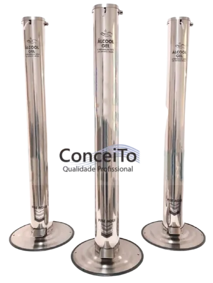Saboneteira inox 430 pedestal - 3807 - Conceito Metais