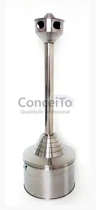 Bituqueira de chão de cigarros em inox 304 - 3820 - Conceito Metais