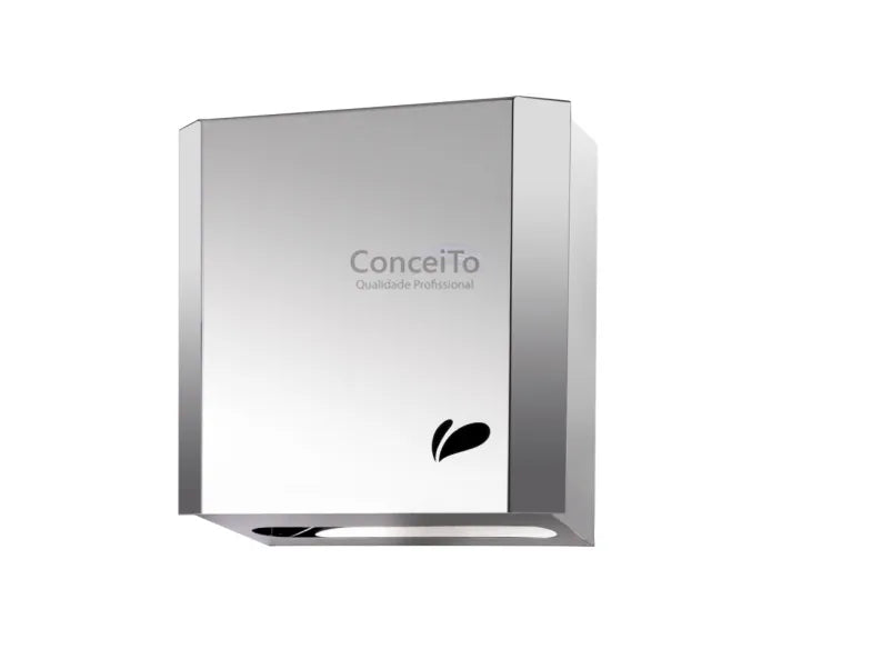 Dispensador de papel toalha inox interfolhas com trava - 17001 - Conceito Metais