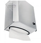 Dispensador de papel toalha inox interfolhas com trava - 17001 - Conceito Metais (foto 3)