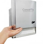Dispensador de papel toalha inox interfolhas com trava - 17001 - Conceito Metais (foto 4)