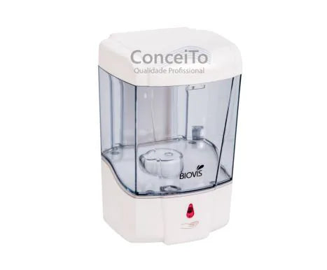 Dispenser sabonete sensor 700ml resiste álcool primeira linha - 17008 - Conceito Metais