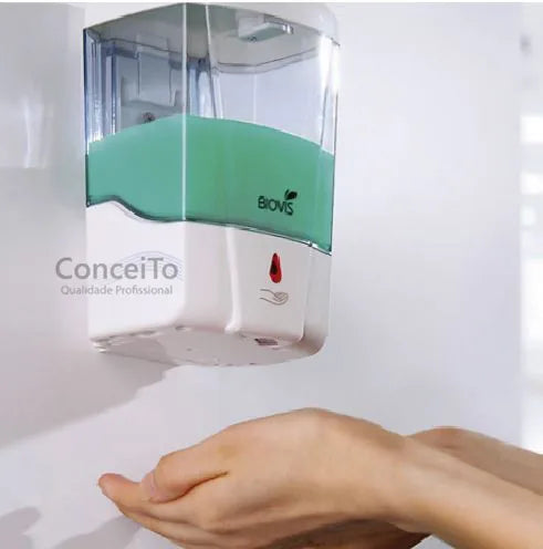 Dispenser sabonete sensor 700ml resiste álcool primeira linha - 17008 - Conceito Metais (foto 2)