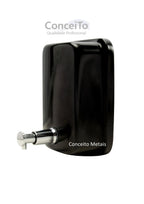 Saboneteira de inox preta para sabonete líquido - 17010 - Conceito Metais (foto 2)