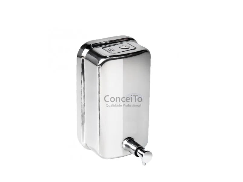Saboneteira de inox para sabonete líquido 1000ml - 9010 - Conceito Metais