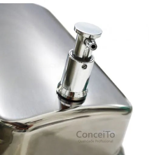 Saboneteira de inox para sabonete líquido 1000ml - 9010 - Conceito Metais (foto 3)