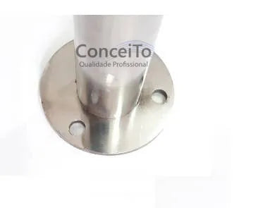 Barra de apoio para lavatório L510 aço inox 304 58x42cm - 1015 - Conceito Metais (foto 5)