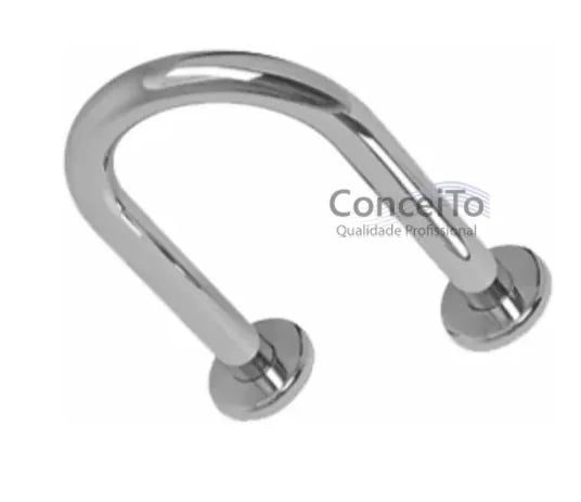 Barra de apoio em inox lateral para lavatório - 3894 - Conceito Metais (foto 2)