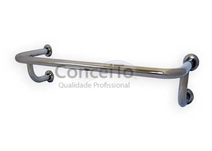 Barra de apoio para caixa acoplada em inox 304 - 1017 - Conceito Metais