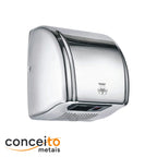 Secador de mãos automático parede aço inox PowerClean banheiro - 39002