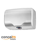 Secador de mãos automático DryPlus parede aço inox 304 banheiro - 39004