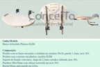 Banco articulado doméstico slim dobrável - 1063 - Conceito Metais (foto 4)