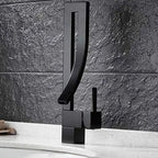 Torneira misturador monocomando Style bica U preto fosco - 4384 - Conceito Metais