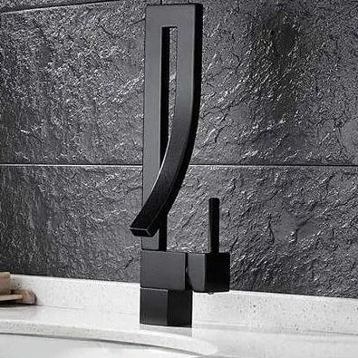 Torneira misturador monocomando Style bica U preto fosco - 4384 - Conceito Metais