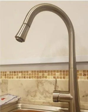 Gourmet escovada com ducha extensível - 4676 - Conceito Metais
