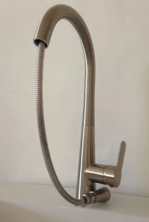 Gourmet escovada com ducha extensível - 4676 - Conceito Metais (foto 5)