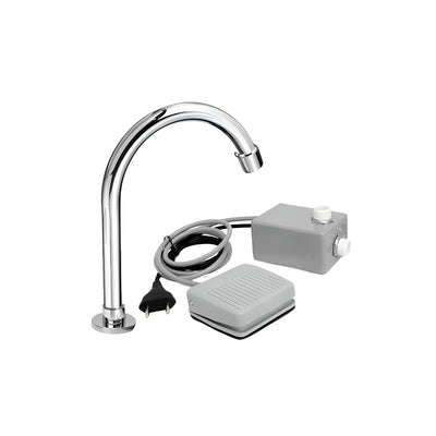 Kit Acionador de pedal Elétrico com Torneira bica alta 110V / 220V - 4FAP5UX9Q - Conceito Metais