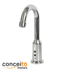 Torneira com sensor bivolt ou pilhas bica fixa alta - 6005