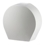 Dispensador de papel higiênico rolão ABS branco - 8011 - Conceito Metais