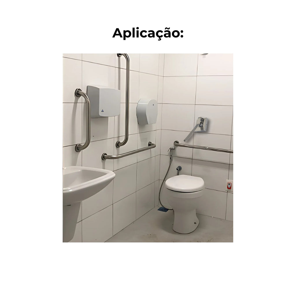 Acabamento PNE Para Descarga com Conversor P/ Base Docol ou Deca - 13563 - exemplos de aplicação - Conceito Metais