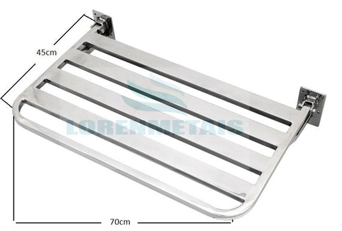 Banco Articulado Inox 304 PNE Luxo 45X70 - 12203 - Conceito Metais (foto 2)