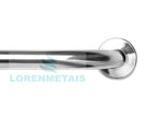 Barra de Apoio para Banheiro em Inox Reta 50 cm Conforme a Norma NBR 9050 - 1002 - Conceito Metais (foto 2)