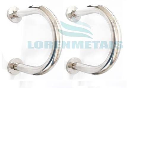 Barra de apoio em inox lateral para lavatório - 1027 - Conceito Metais