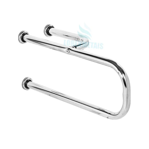 Barra De Apoio Lateral Fixa 80 Cm Luxo - 19069 - Conceito Metais