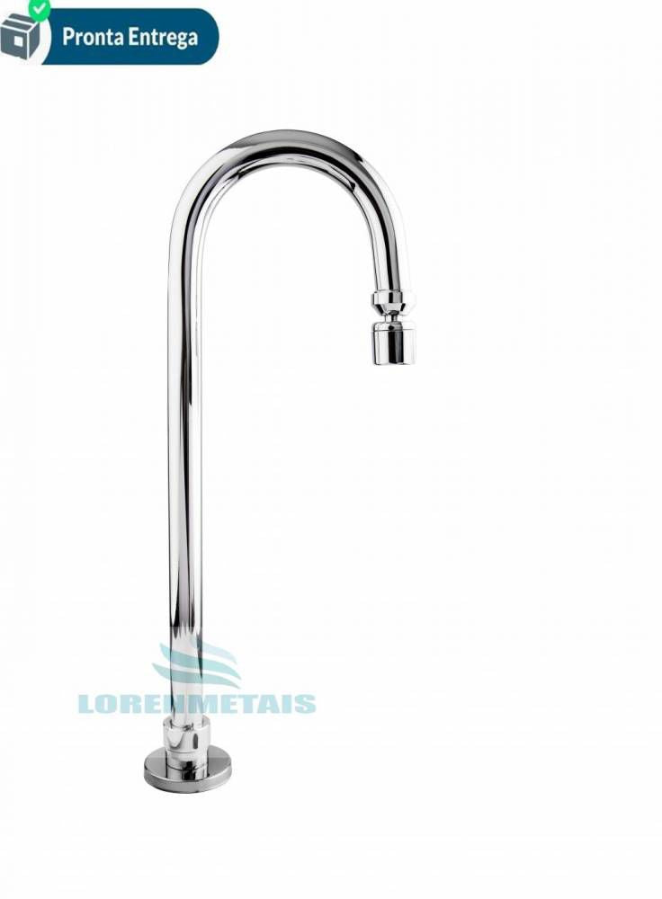 Bica / Torneira Consultório Mesa Inclinada 44 cm Sem Registro Para Acionador de Pedal - 12075 - Conceito Metais (foto 2)