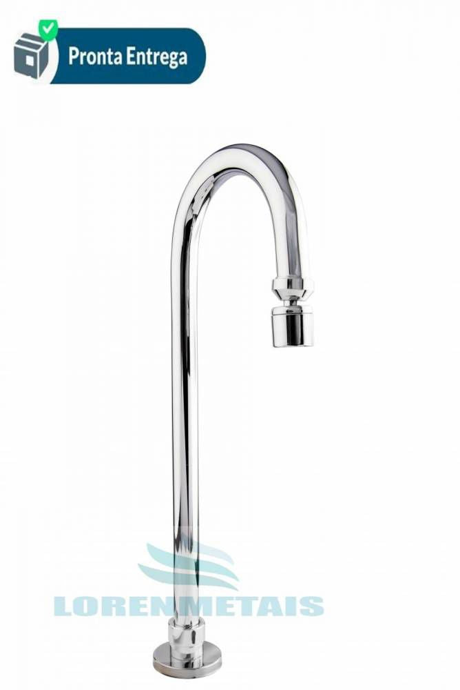 Bica / Torneira Consultório Mesa Inclinada 44 cm Sem Registro Para Acionador de Pedal - 12075 - Conceito Metais (foto 4)