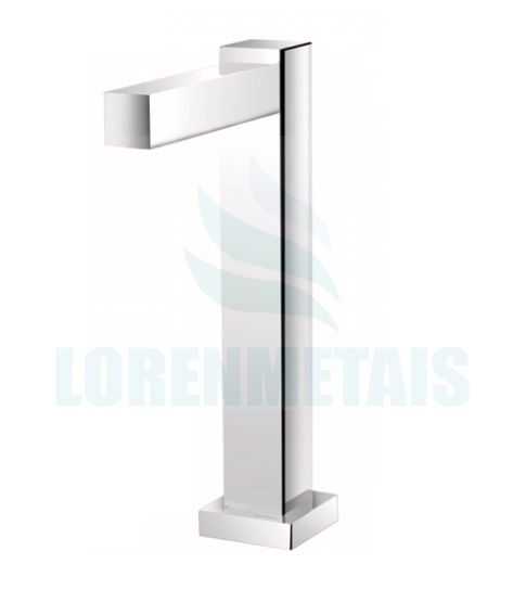 Bica / Torneira Luxo quadrada Sem Registro Para Acionador de Pedal para Laboratórios - 12124 - Conceito Metais