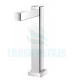 Bica / Torneira Luxo quadrada Sem Registro Para Acionador de Pedal para Laboratórios - 12124 - Conceito Metais