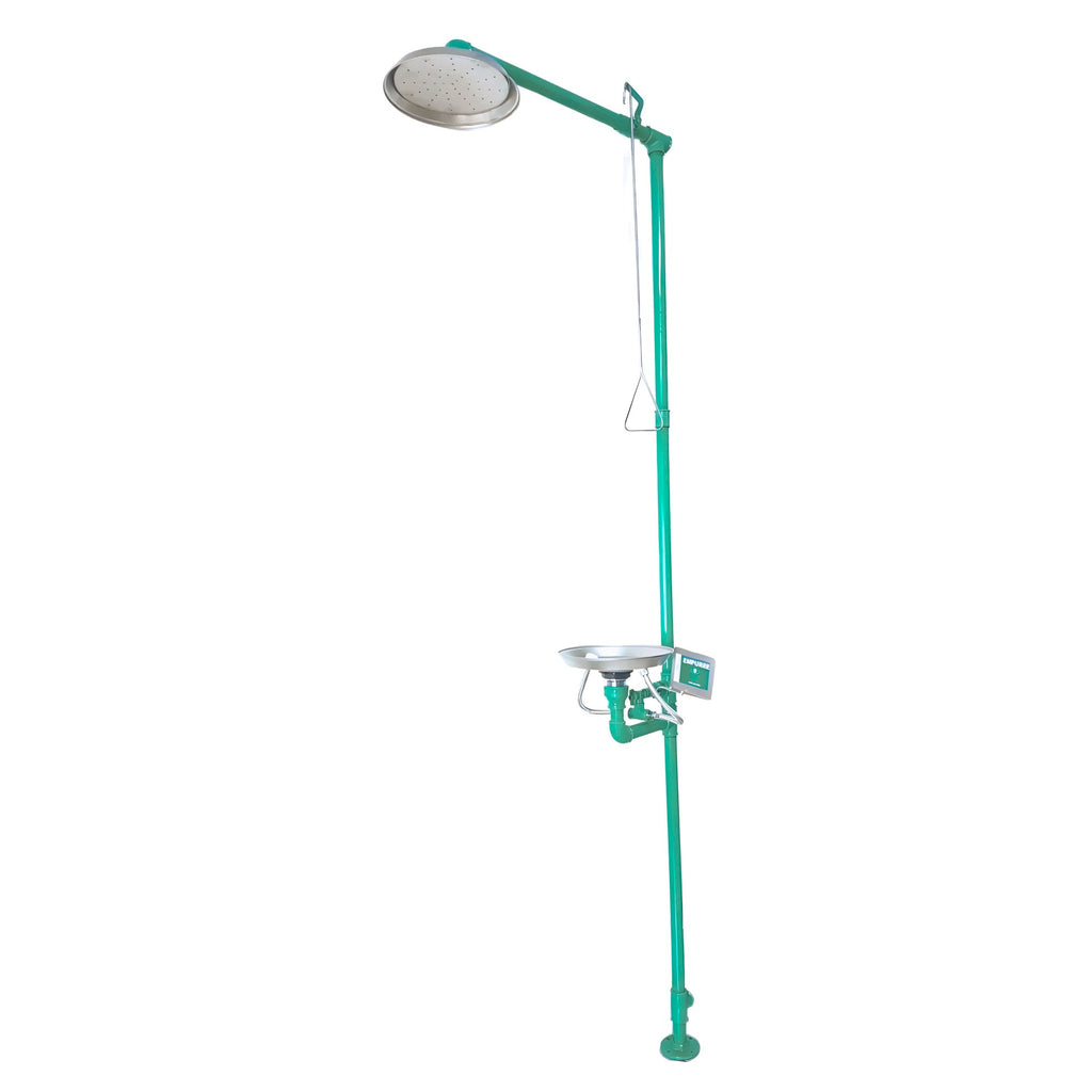 Chuveiro Pedestal de Emergência com Lava Olho - 13994 - Conceito Metais