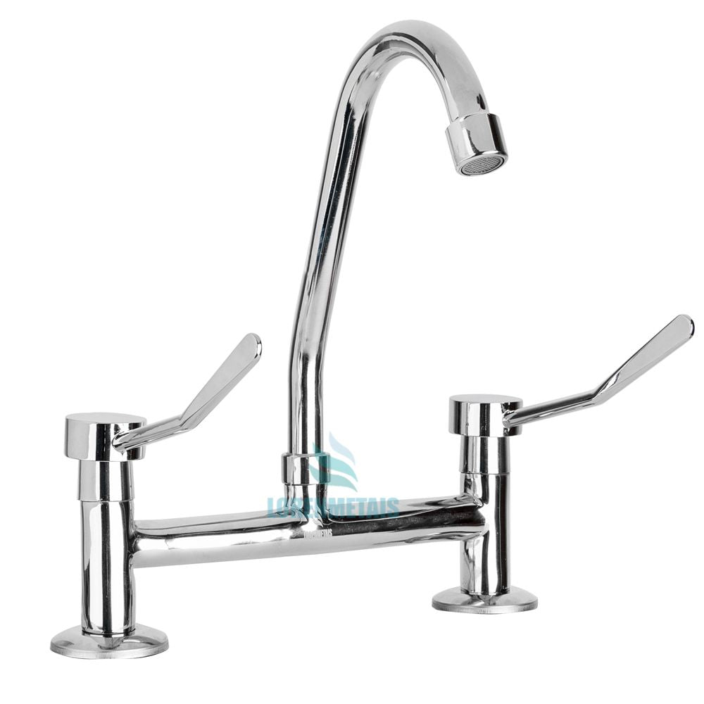 Misturador Clínico De Mesa c/ Alavanca Competitiva - 12199 - Conceito Metais