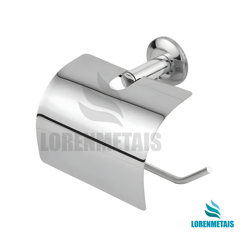 Porta-Papel Higiênico com tampa - 29000 - Conceito Metais