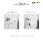Porta-Papel Higiênico Sem tampa - 29001 - exemplos de aplicação - Conceito Metais