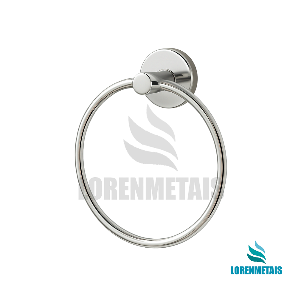 Porta toalha de argola para banheiro - 29004 - Conceito Metais