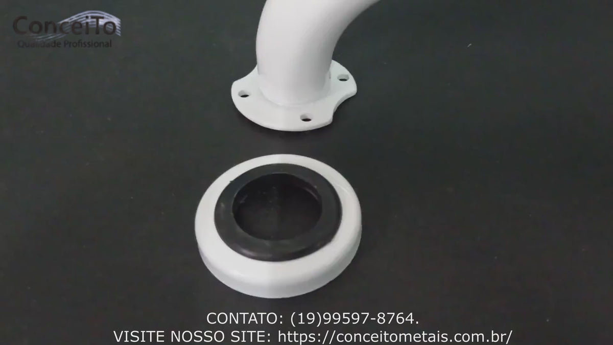 Barra de apoio reta PNE conforme NBR 9050 - Conceito Metais