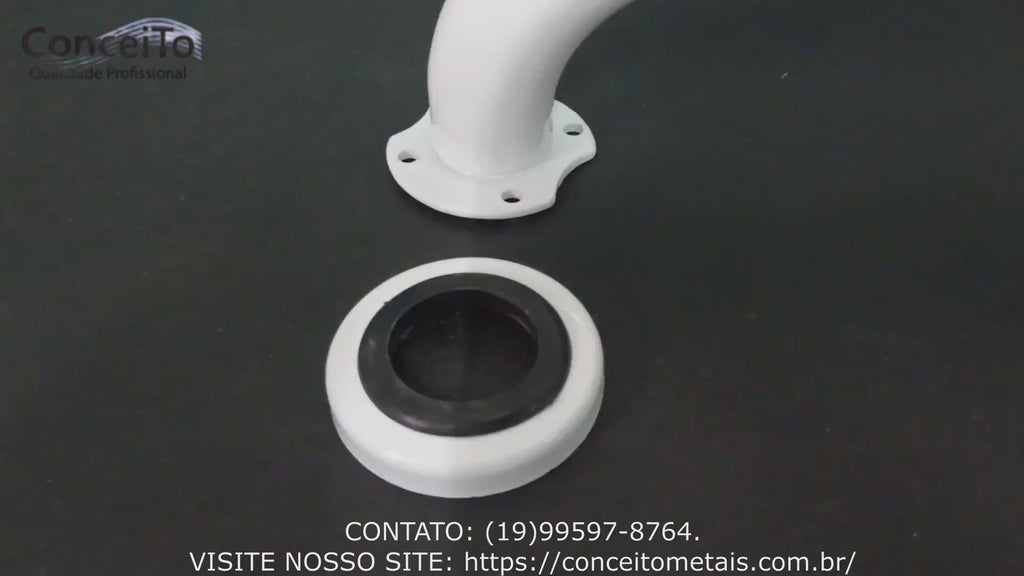 Barra de apoio reta PNE conforme NBR 9050 - Conceito Metais