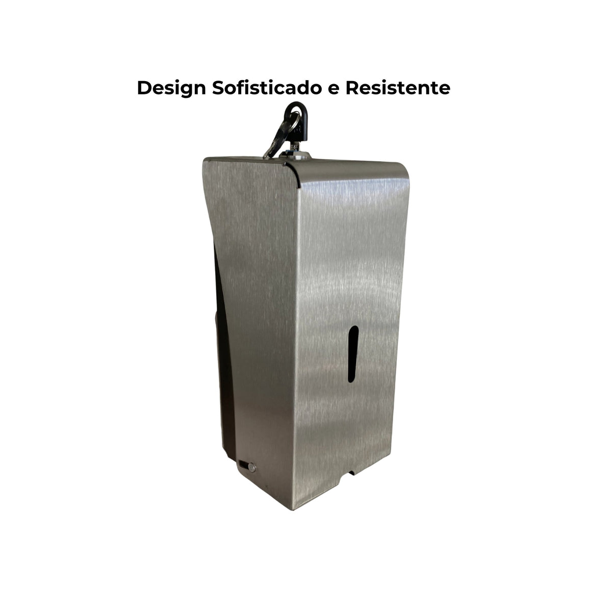 Saboneteira Aço Carbono c/ Pintura Epóxi e Tampa de Inox Escovado c/ Chave e Reservatório 1000 - detalhes (foto 7) - Conceito