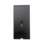 Saboneteira aço carbono e tampa de inox preto fosco com chave e reservatório 1000 ml - 13677 - detalhes - Conceito Metais
