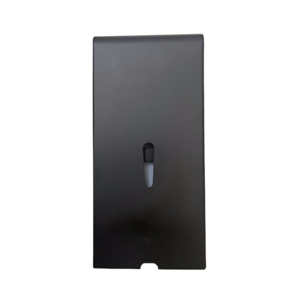 Saboneteira aço carbono e tampa de inox preto fosco com chave e reservatório 1000 ml - 13677 - detalhes - Conceito Metais