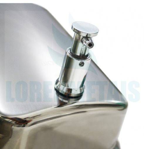 Saboneteira de Inox para sabonete líquido 1300ML sem Visor - 17015 - Conceito Metais (foto 2)