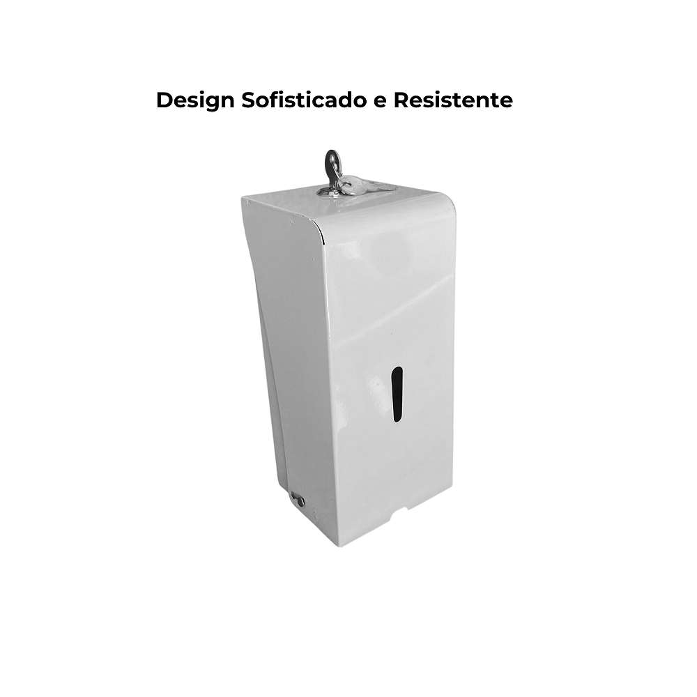 Saboneteira em Metal Reforçado c/ Chave e Reservatório 800 ml - 13676 - Conceito Metais (foto 7)