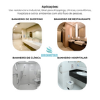 Saboneteira em Metal Reforçado c/ Chave e Reservatório 800 ml - 13676 - Conceito Metais (foto 8)