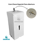 Saboneteira em Metal Reforçado c/ Chave e Reservatório 800 ml - 13676 - Conceito Metais