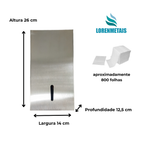 Toalheiro Cai Cai em Aço Inox Escovado - 12865 - Conceito Metais (foto 4)